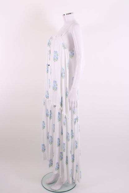 Heidi Klein Dress White/Blue M | Medium, Multicoloured