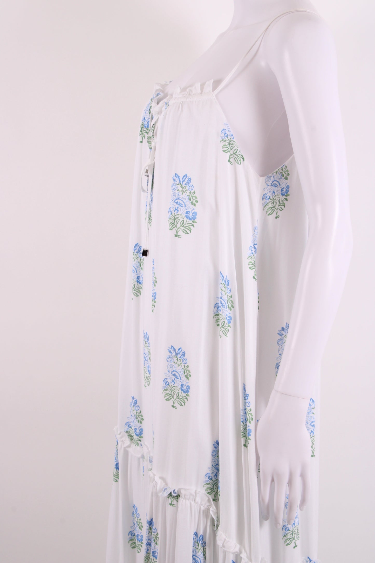 Heidi Klein Dress White/Blue M | Medium, Multicoloured