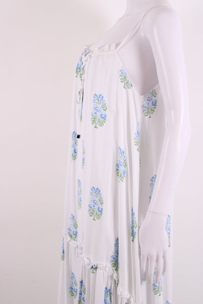 Heidi Klein Dress White/Blue M | Medium, Multicoloured