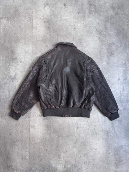 Vintage USA Army Leather Flight Jacket