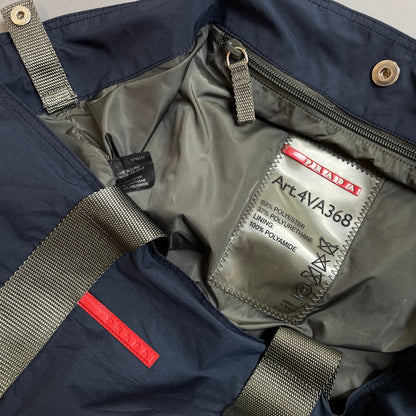 Prada Sport Blue 00s Handheld Sports Bag | O/S, Multicoloured