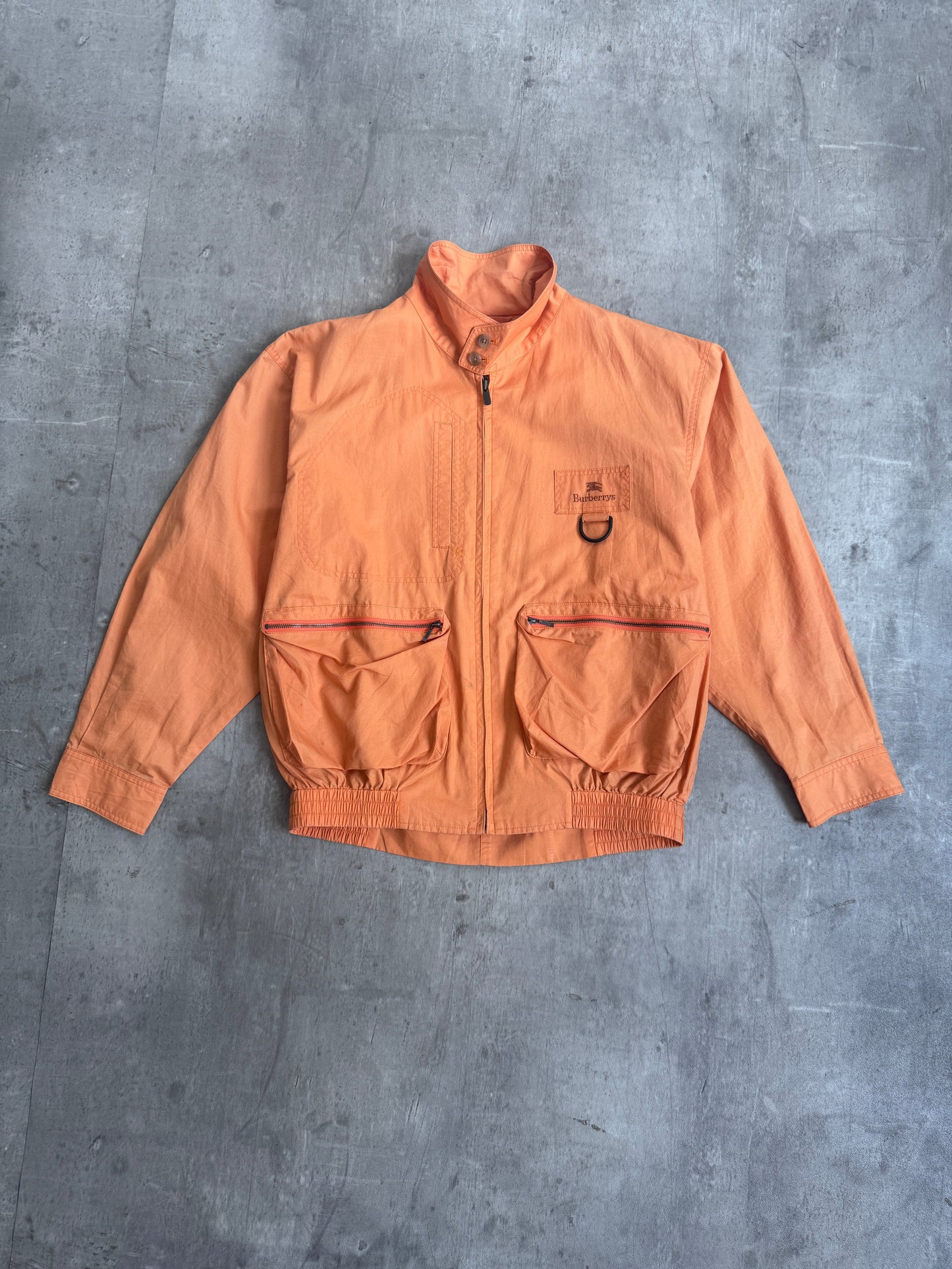 Burberry Lightweight Orange Bomber Jacket