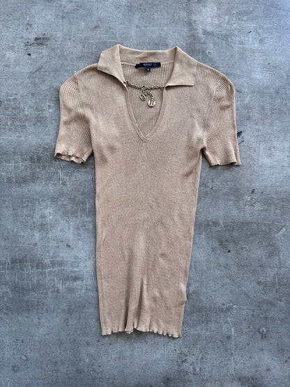 2008 Gucci Ribbed Knit Shirt | Medium, Multicoloured