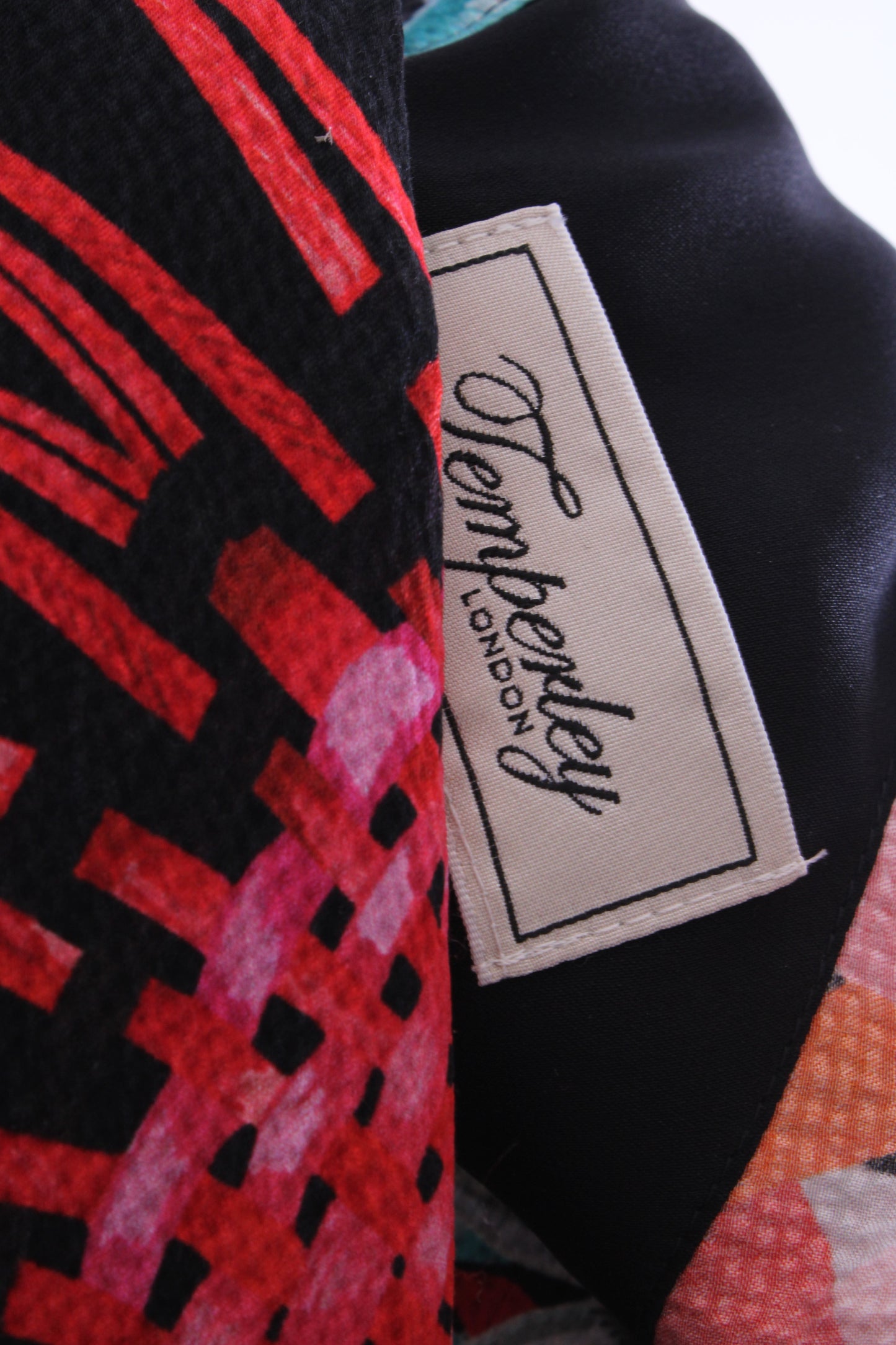 Temperley London Jewel Print Dress Black Print 12 | O/S, Black