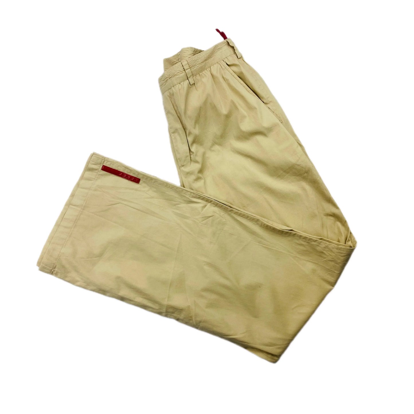 PRADA SPORT SS1999 BEIGE PARACHUTE PANTS