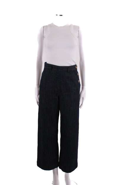 Toast Side Button Jeans Denim 4 | O/S, Red