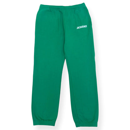JACQUEMUS LOGO SWEATPANTS GREEN L | Large, Green