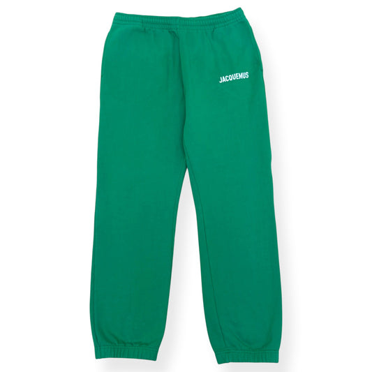 JACQUEMUS LOGO SWEATPANTS GREEN L | Large, Green