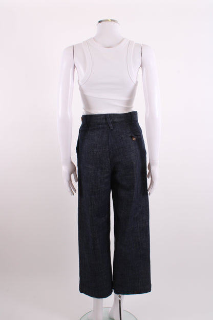 Toast Side Button Jeans Denim 4 | O/S, Red