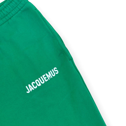 JACQUEMUS LOGO SWEATPANTS GREEN L | Large, Green