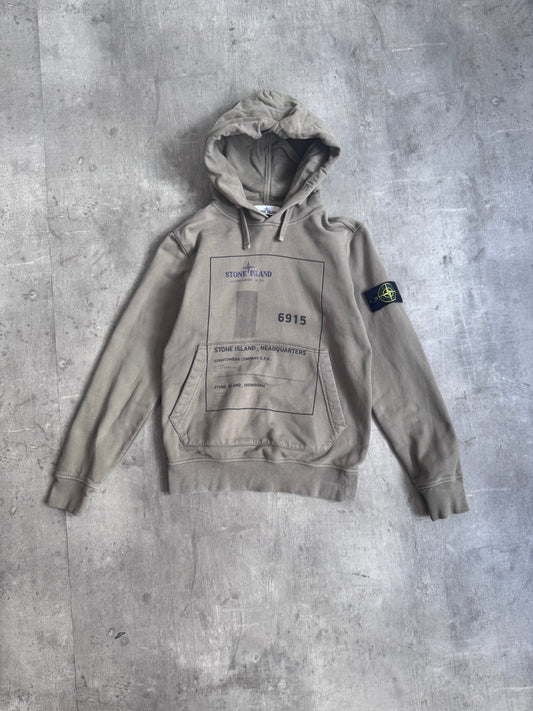 A/W 2018 Stone Island Khaki Graphic Hoodie