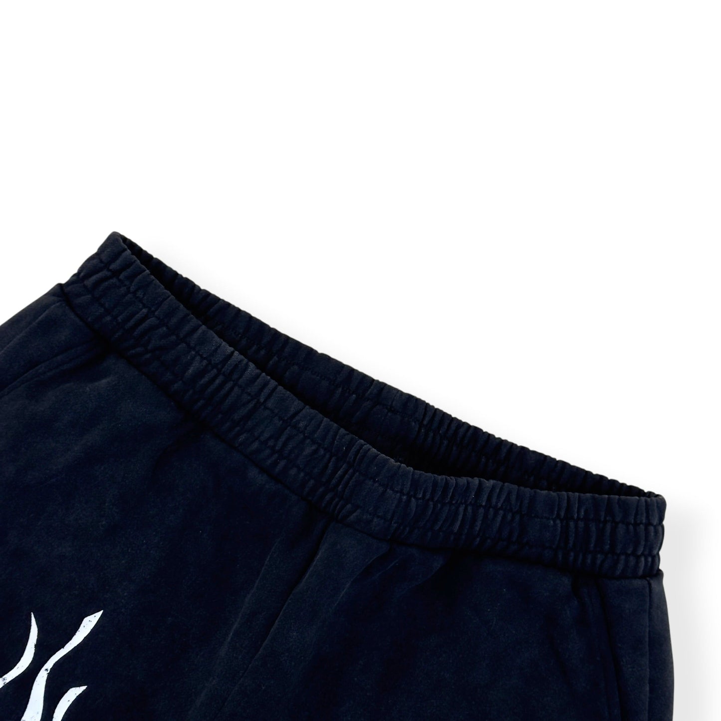 GODMADE FLAME PRINT SHORTS CHARCOAL XL | XL, Charcoal
