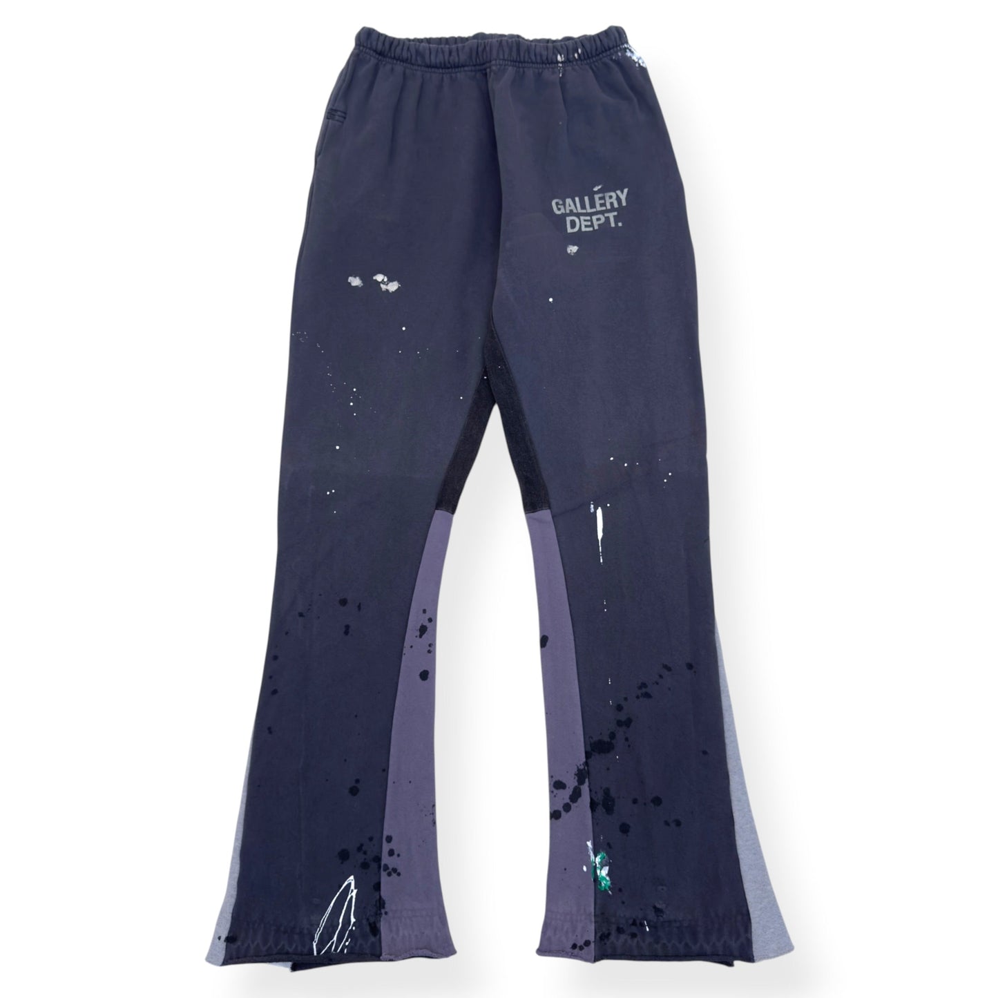 GALLERY DEPT. FLARE DISTRESSED SWEATPANTS NAVY XL | XL, Navy