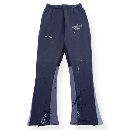 GALLERY DEPT. FLARE DISTRESSED SWEATPANTS NAVY XL | XL, Navy