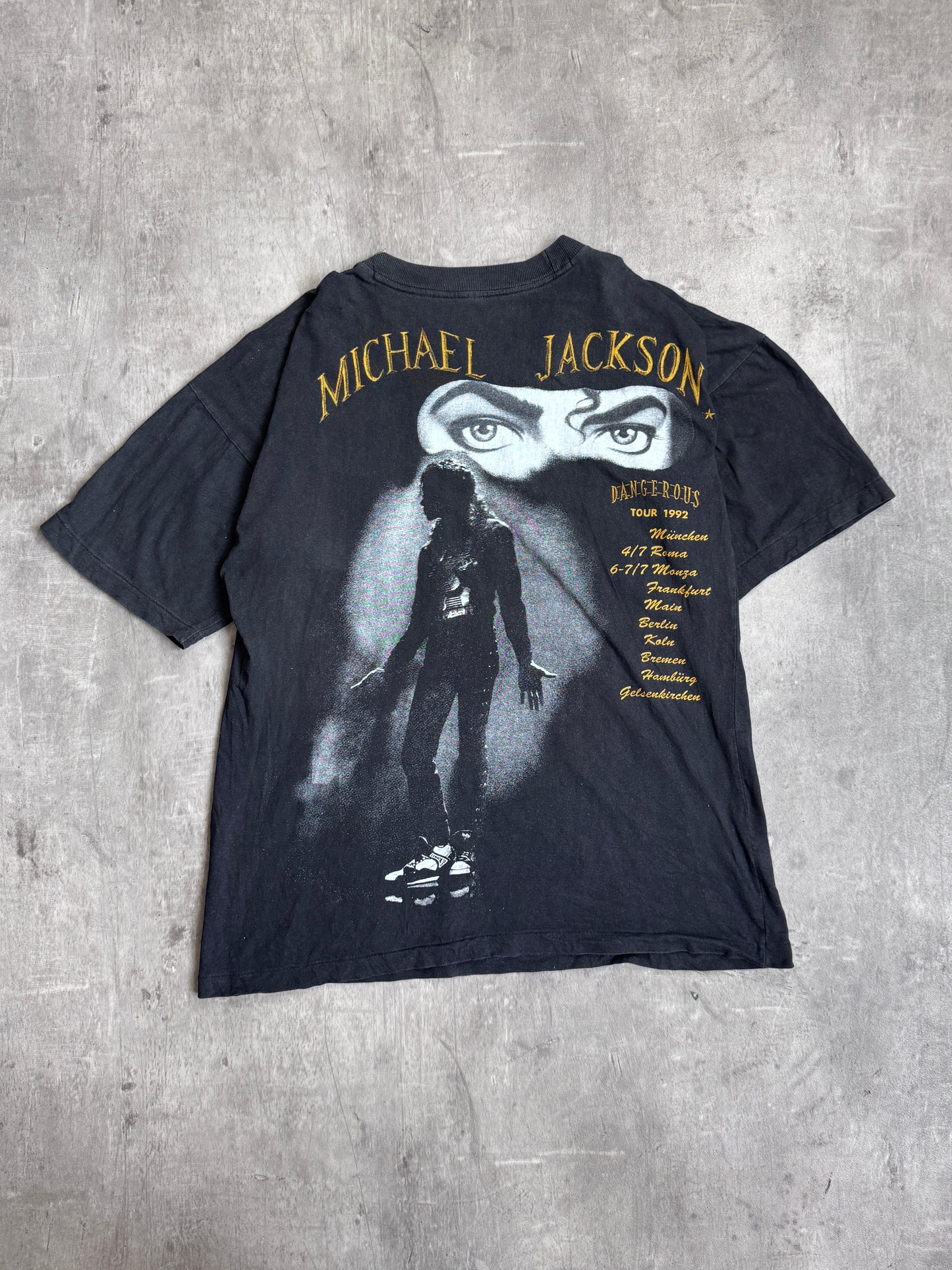 1992 Michael Jackson AOP Single Stitch Graphic Tee