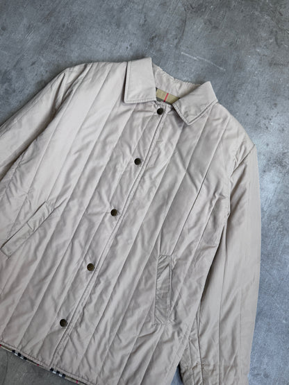 Burberry Beige Padded Parka Jacket