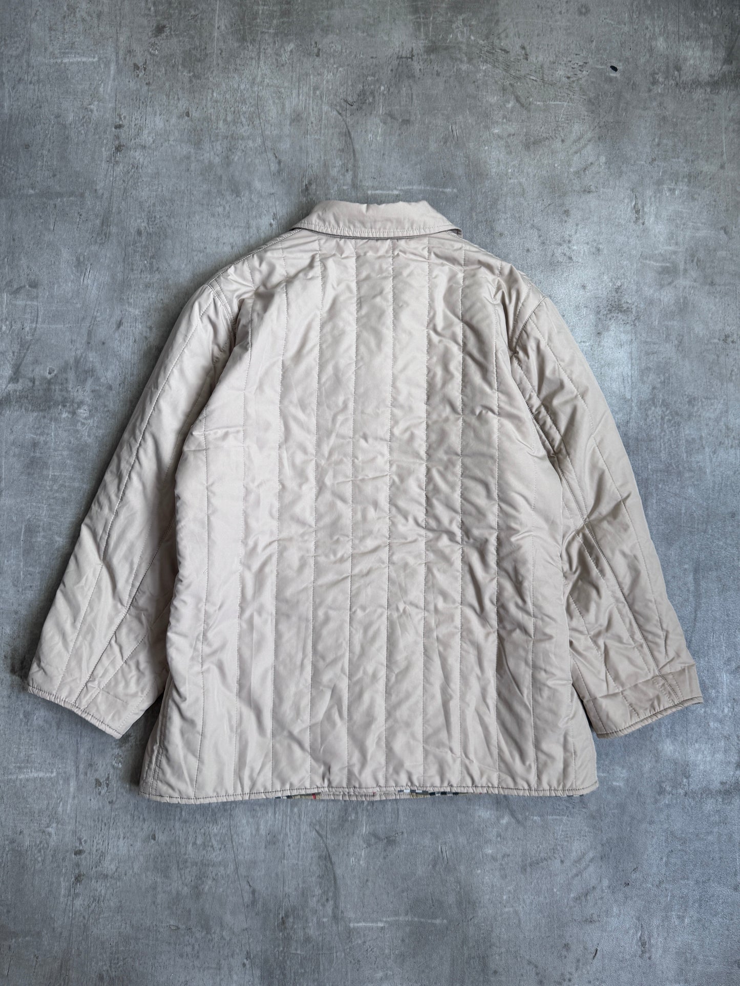 Burberry Beige Padded Parka Jacket