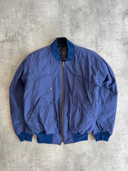1980s Abahouse Reversible Utility Bomber Jacket