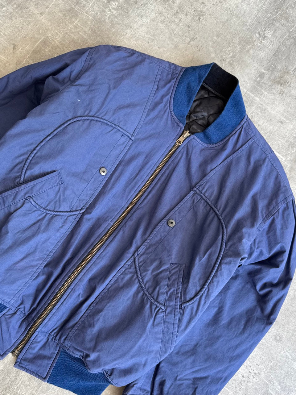 1980s Abahouse Reversible Utility Bomber Jacket