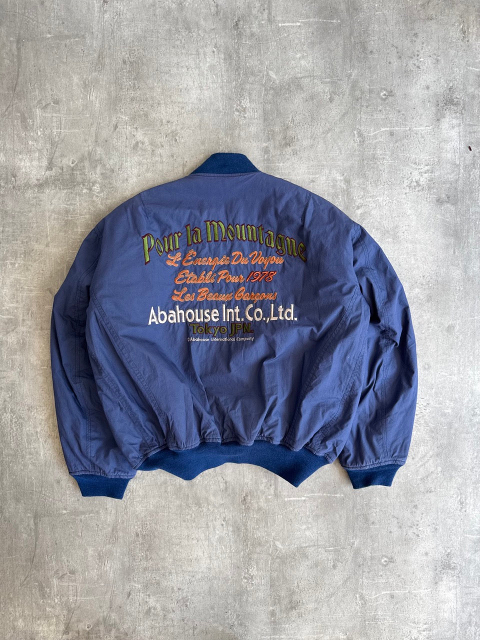1980s Abahouse Reversible Utility Bomber Jacket