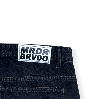 WHO DECIDES WAR PATCHWORK JEANS BLACK L | Large, Black