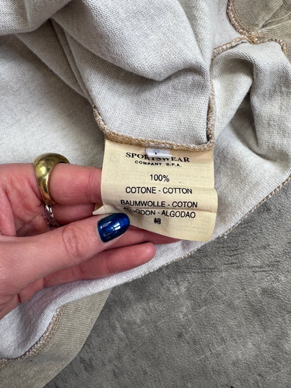 S/S 1999 Stone Island Beige Graphic Sweatshirt