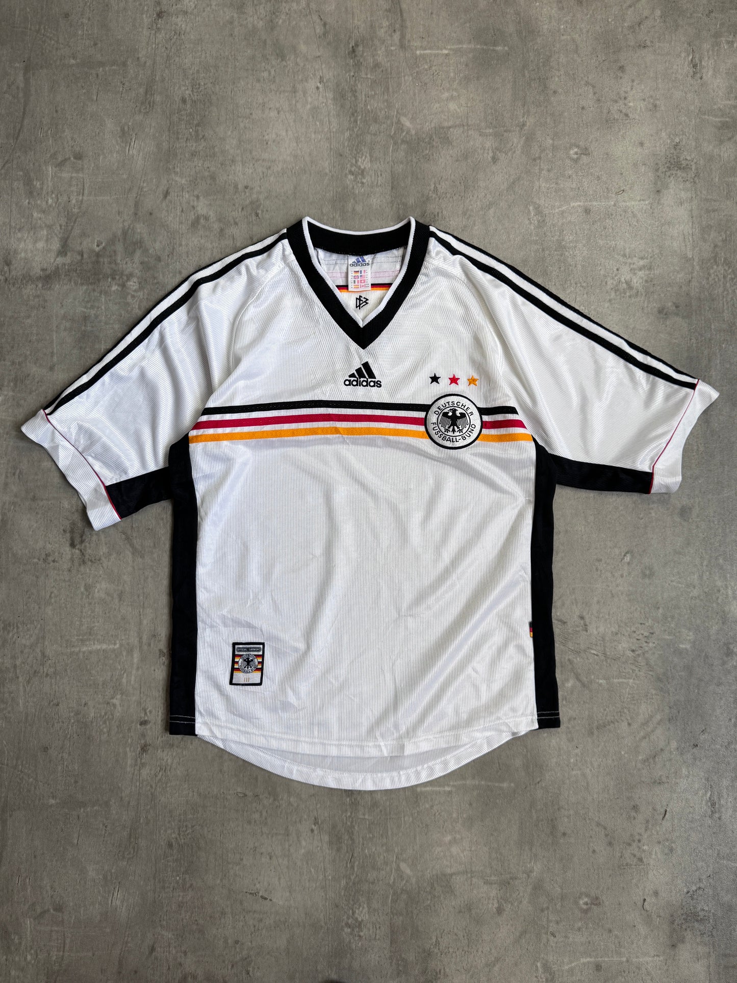 1998 Germany Home Adidas Football Shirt