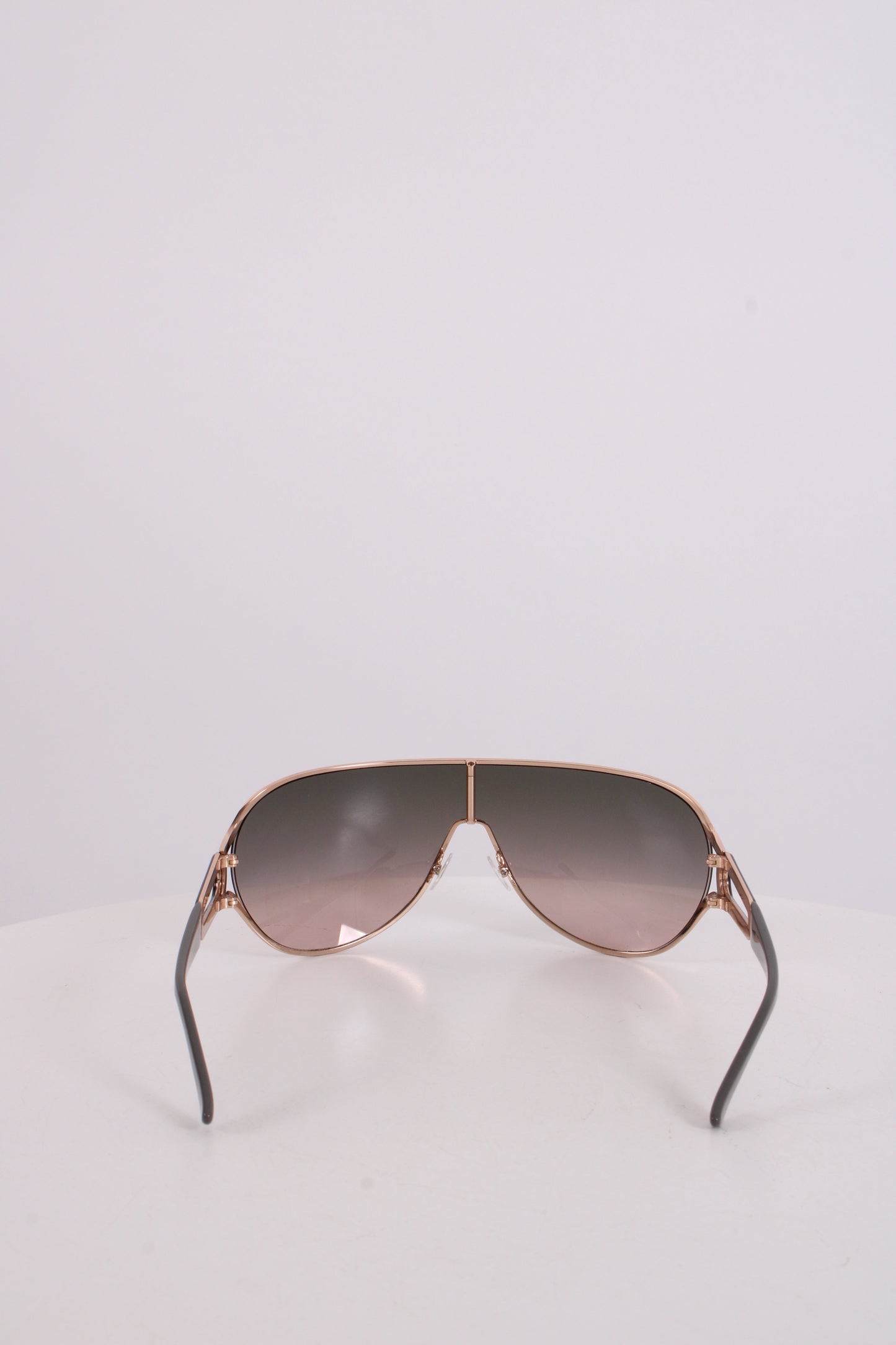 Marc Jacobs Ombre Tint Wrap Sunglasses Gold Colour/ Grey | O/S, Gold