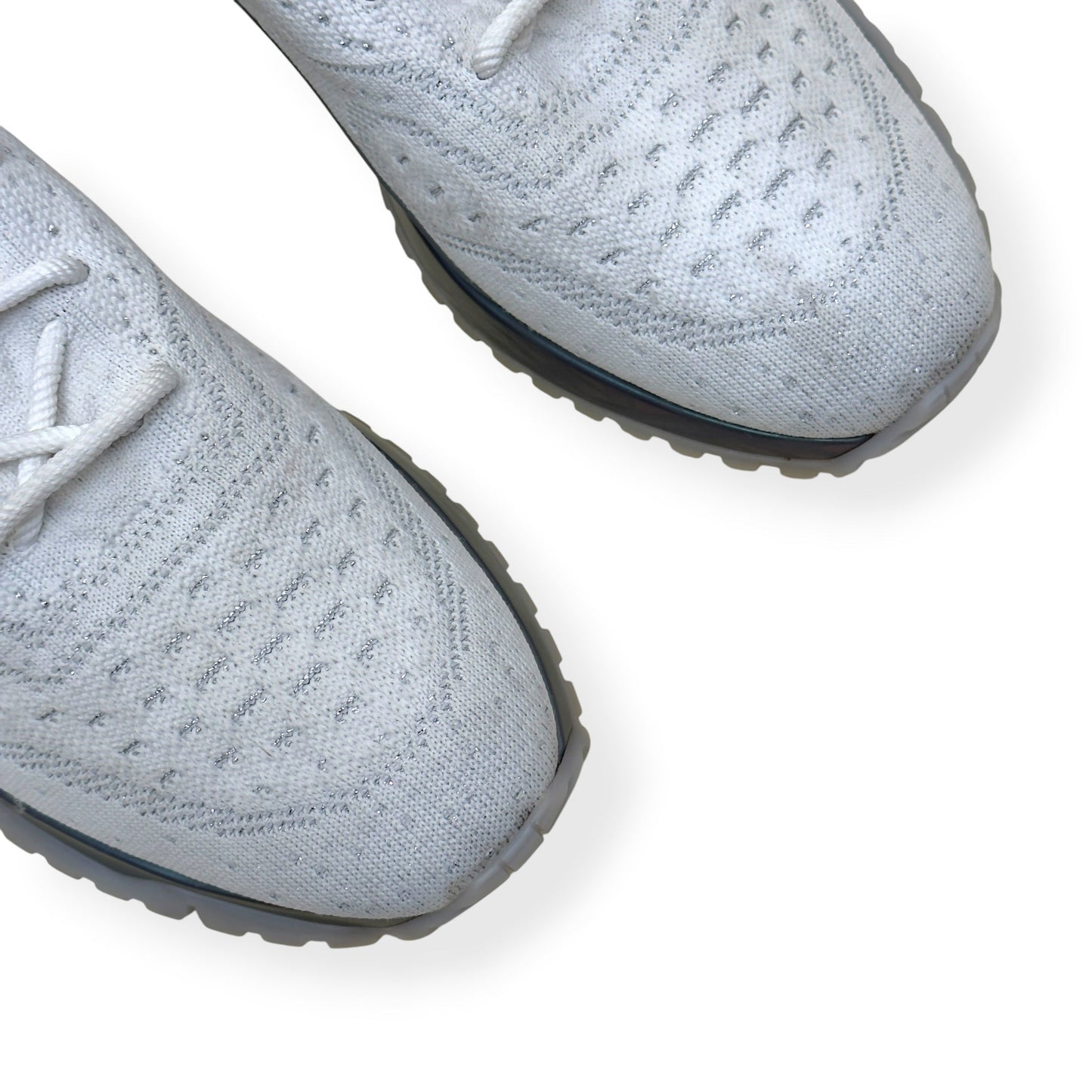 LOUIS VUITTON VNR SNEAKER WHITE / METALLIC UK11 | UK 11, White