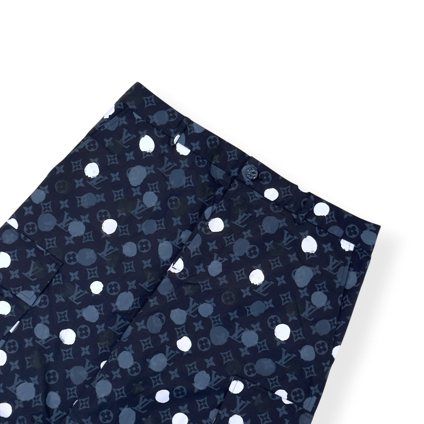 LOUIS VUITTON YAYOI KUSAMA CARGO TROUSERS BLACK L | Large, Black