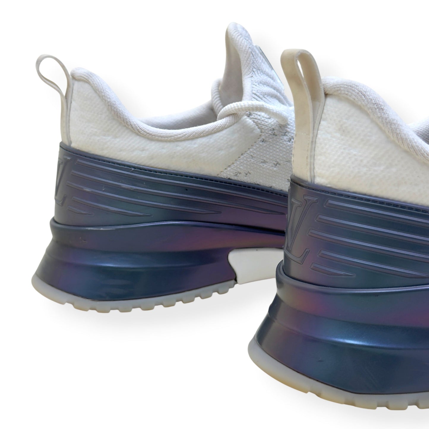 LOUIS VUITTON VNR SNEAKER WHITE / METALLIC UK11 | UK 11, White
