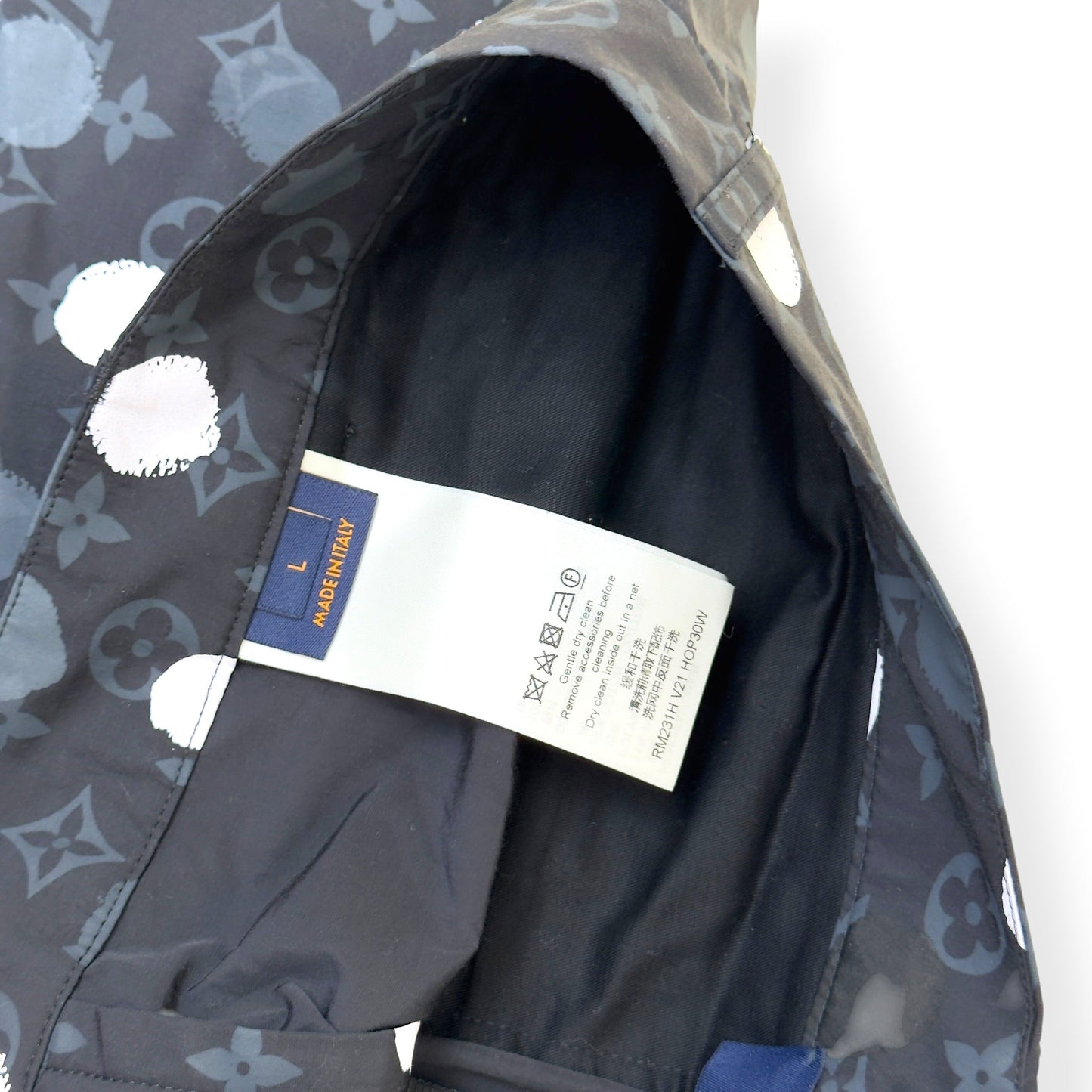 LOUIS VUITTON YAYOI KUSAMA CARGO TROUSERS BLACK L | Large, Black