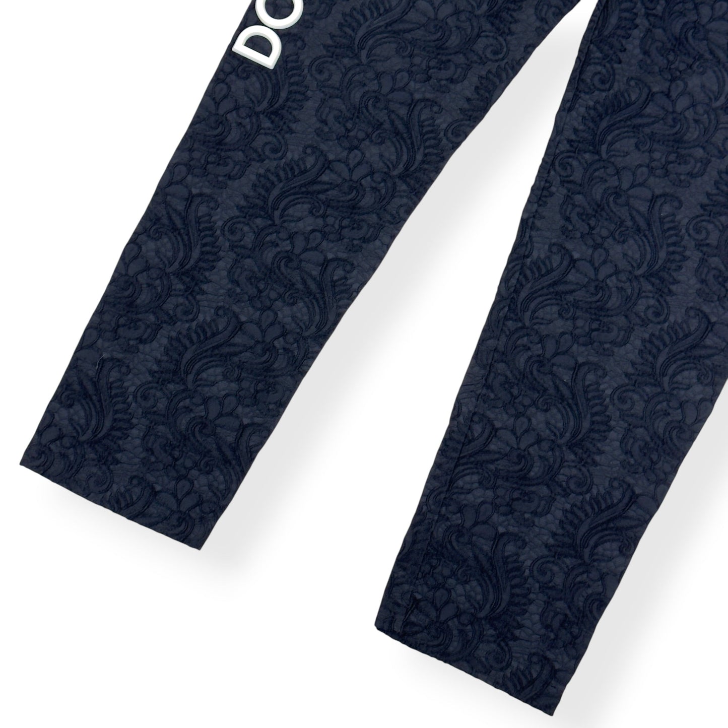 DOLCE GABBANA LOGO TRACK PANTS BLACK 52 / L | Large, Black