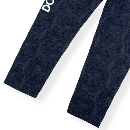 DOLCE GABBANA LOGO TRACK PANTS BLACK 52 / L | Large, Black