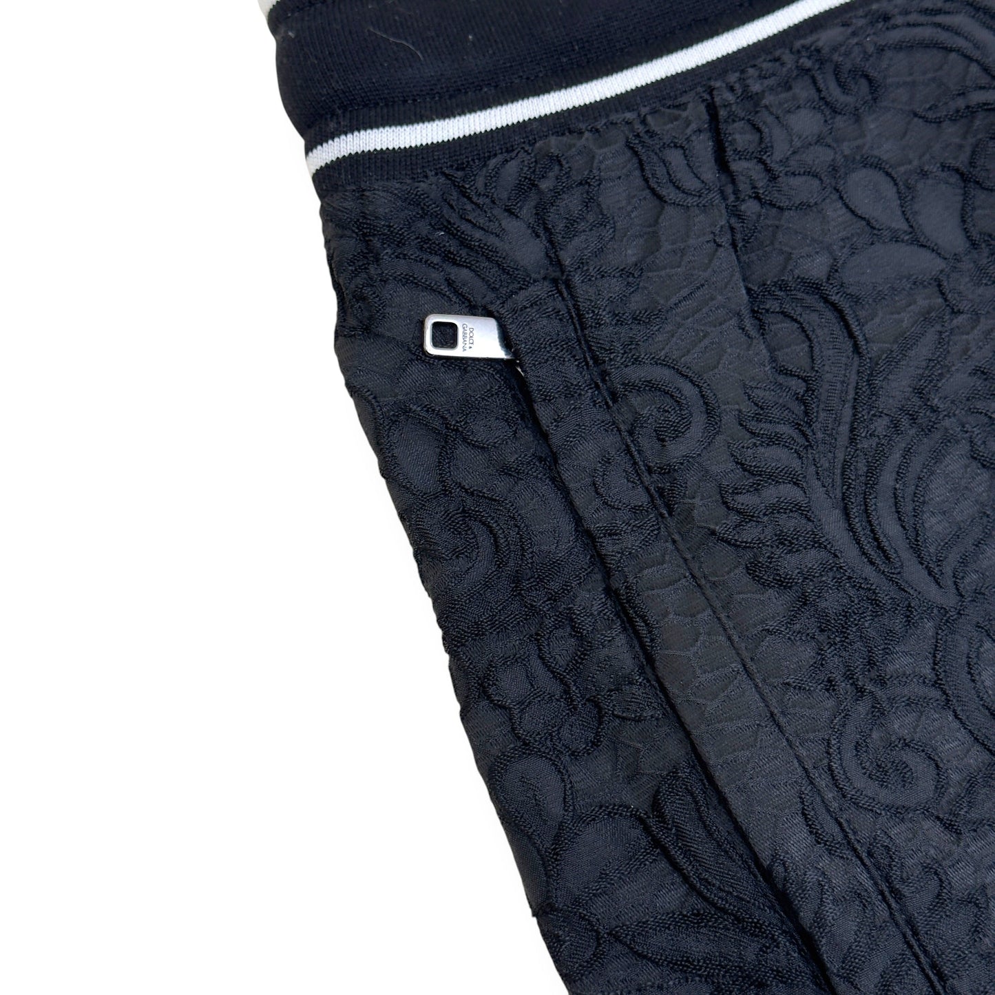 DOLCE GABBANA LOGO TRACK PANTS BLACK 52 / L | Large, Black