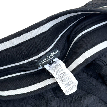 DOLCE GABBANA LOGO TRACK PANTS BLACK 52 / L | Large, Black