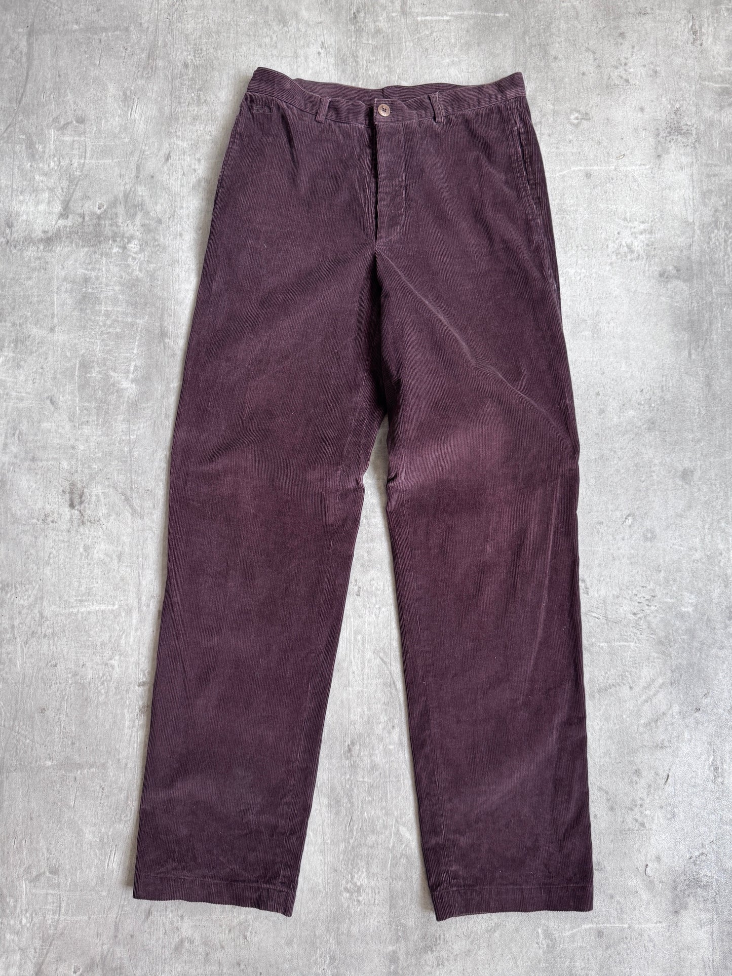 Missoni Sport Burgundy Corduroy Trousers