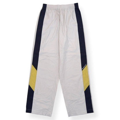 ISABEL MARANT COLOUR BLOCK TRACK TROUSERS ECRU L | Large, Ecru, Navy, Yellow