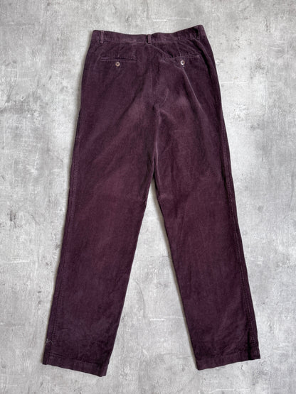 Missoni Sport Burgundy Corduroy Trousers