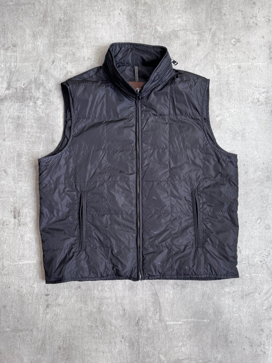 Moncler Black Hooded Puffer Gilet