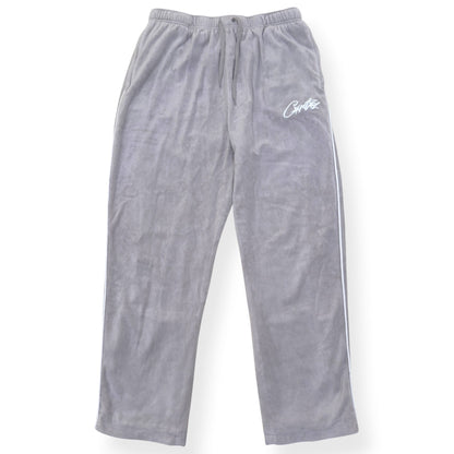 CORTEIZ VELOUR TRACKSUIT BOTTOMS GREY XL | XL, Grey