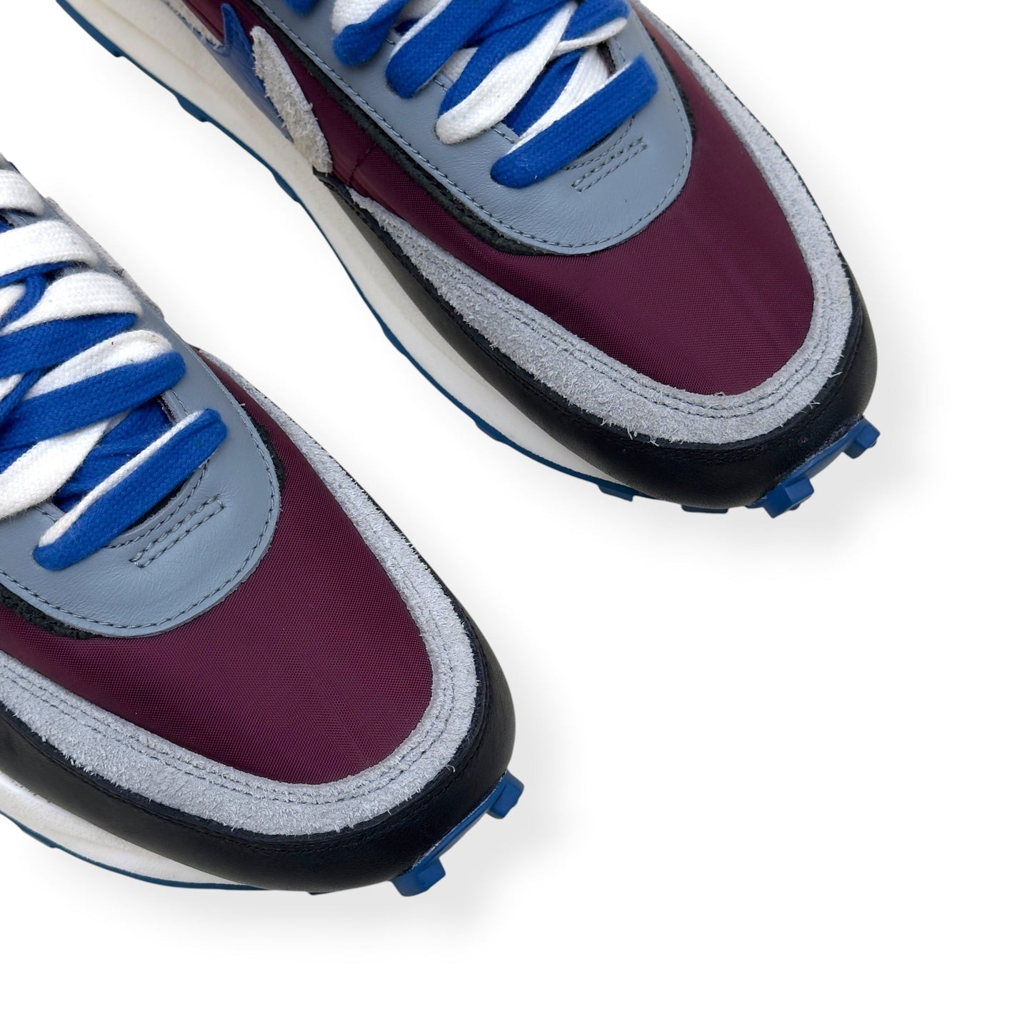 NIKE X SACAI X UNDERCOVER LDWAFFLE SNEAKER ‘NIGHT MAROON TEAM ROYAL’ UK10 | UK 10, Night Maroon, Team Royal, White