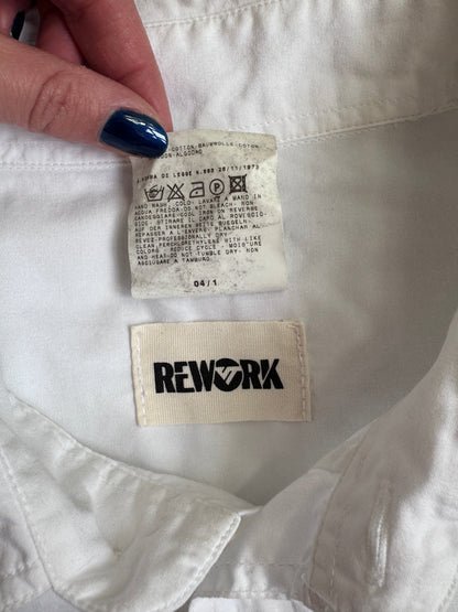 VT Rework: D&G 'Tutto Pasa' White Cotton Shirt