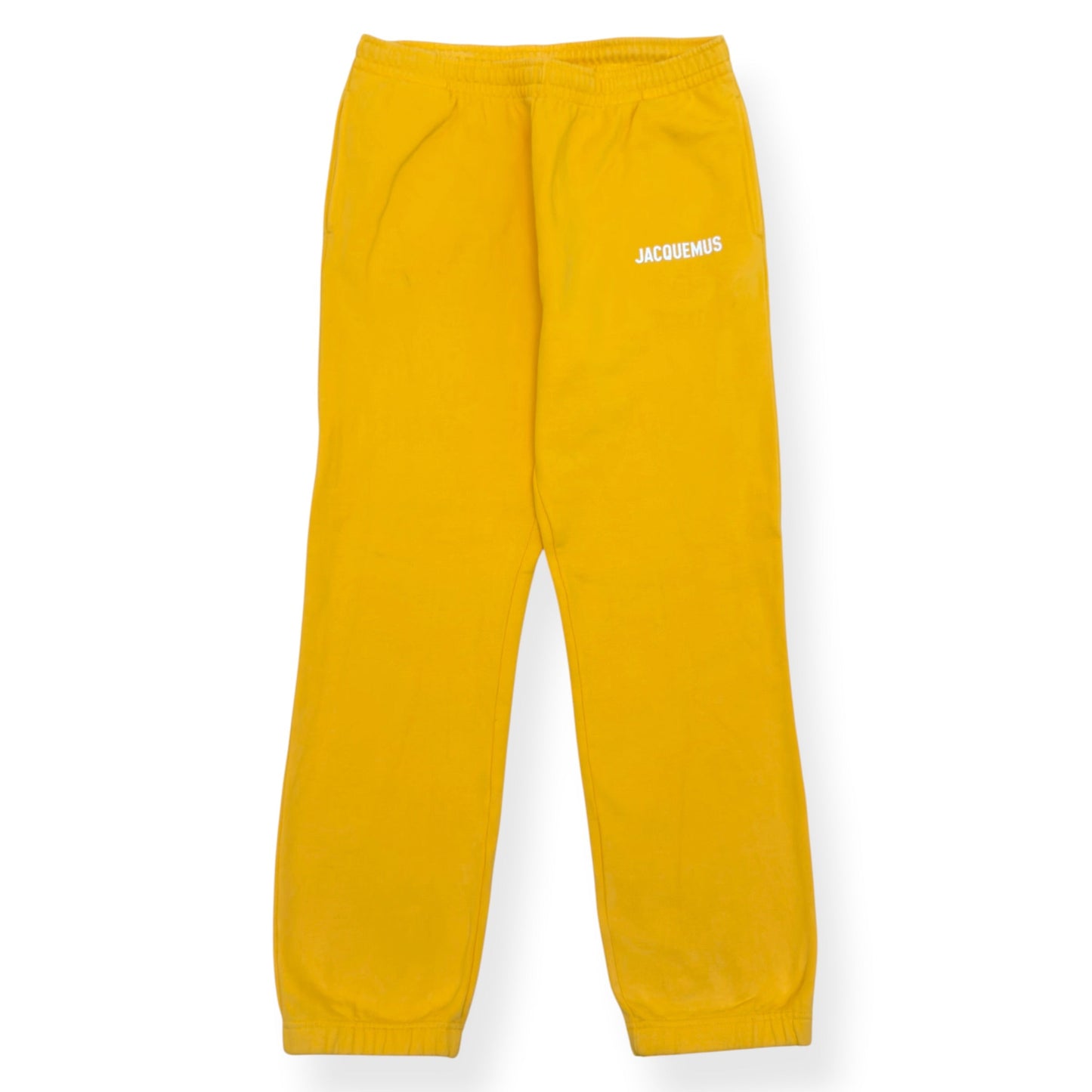 JACQUEMUS LOGO SWEATPANTS YELLOW L | Large, Yellow