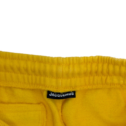 JACQUEMUS LOGO SWEATPANTS YELLOW L | Large, Yellow