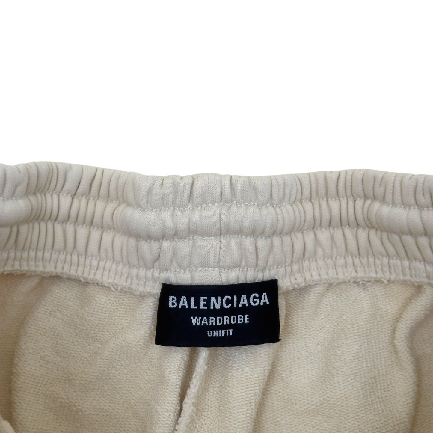 BALENCIAGA POLITICAL LOGO SHORTS ECRU M | Medium, Ecru