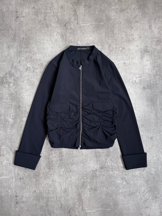 Marithe Francois Girbaud Rouched Lightweight Jacket