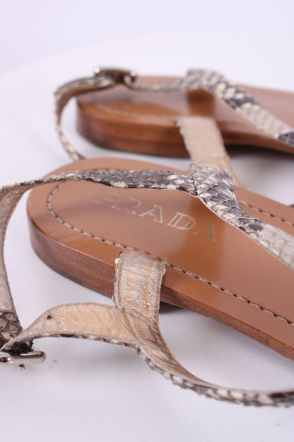 Prada Python sandals Snakeskin 39 | O/S, TBD