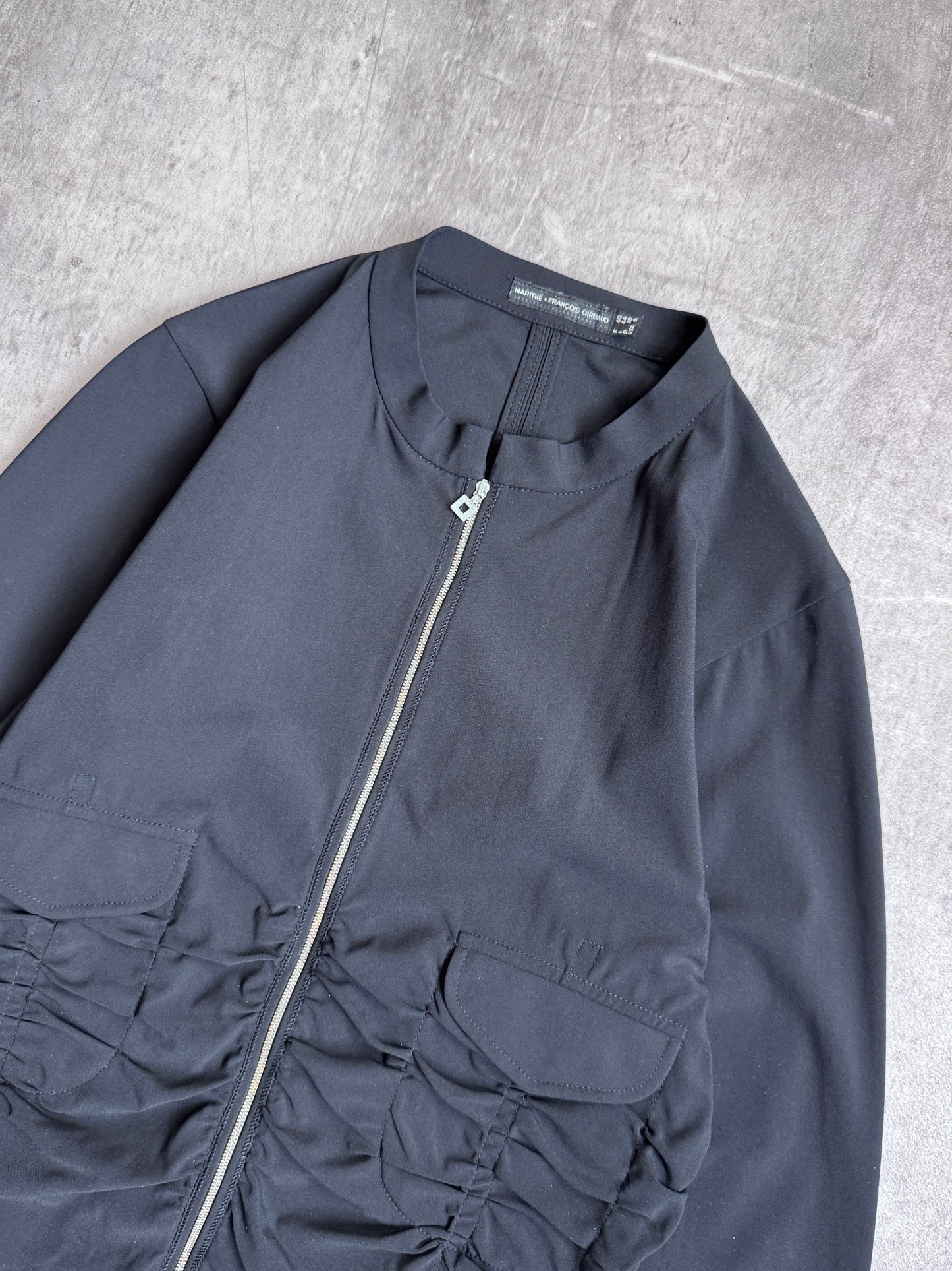 Marithe Francois Girbaud Rouched Lightweight Jacket