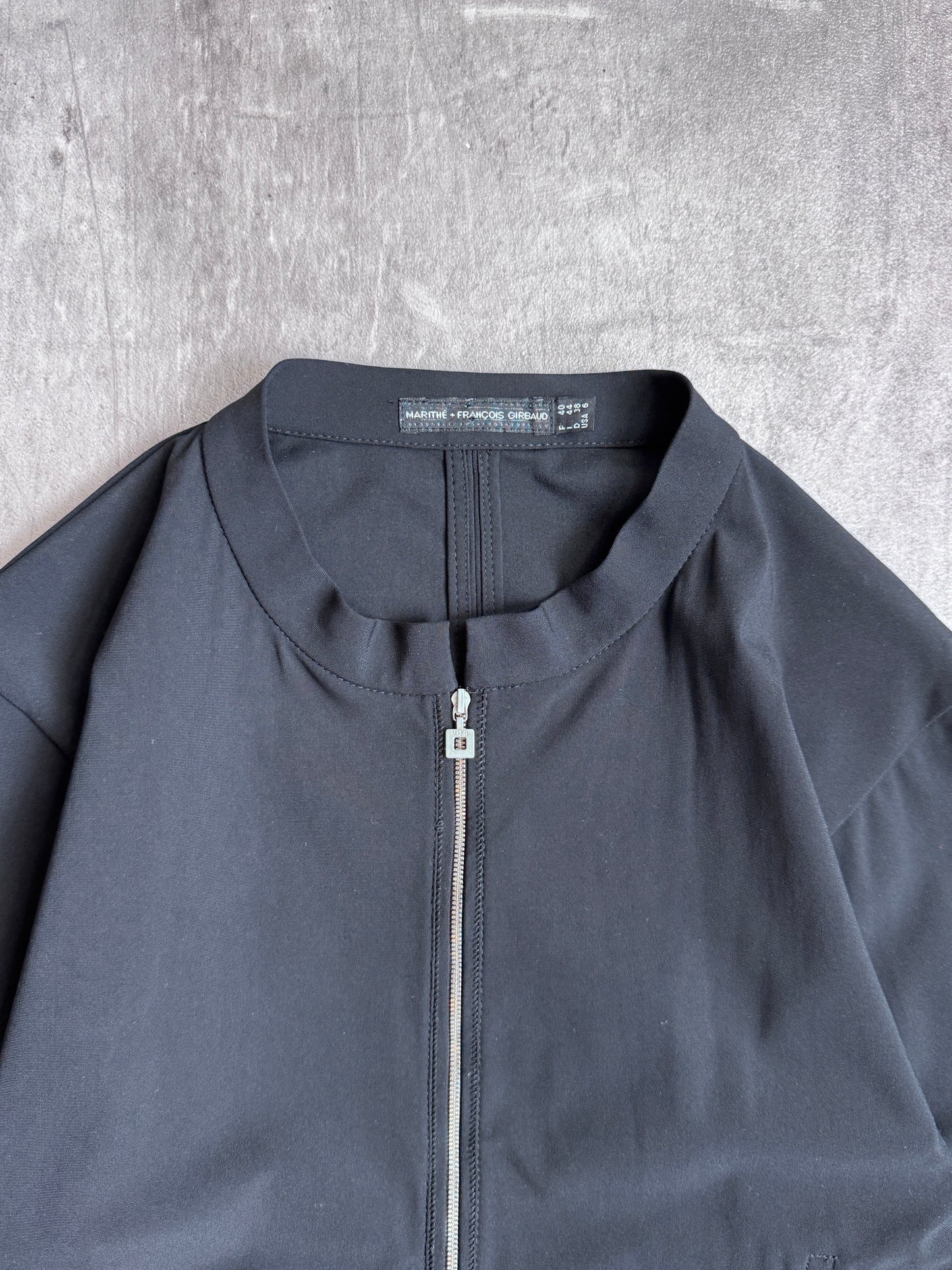 Marithe Francois Girbaud Rouched Lightweight Jacket